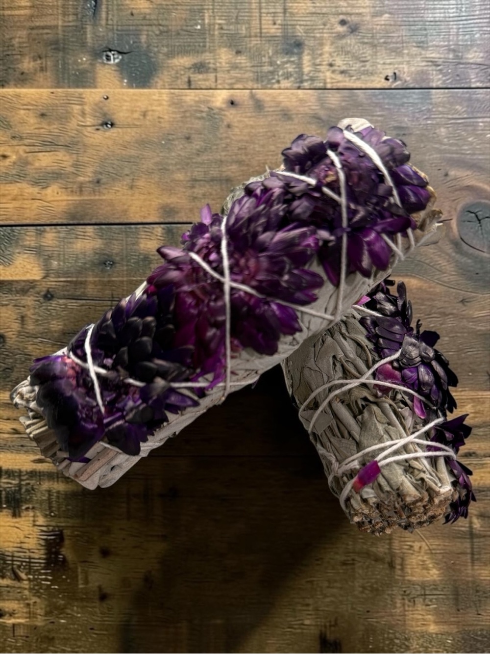 Sage Bundle - Purple Strawflower